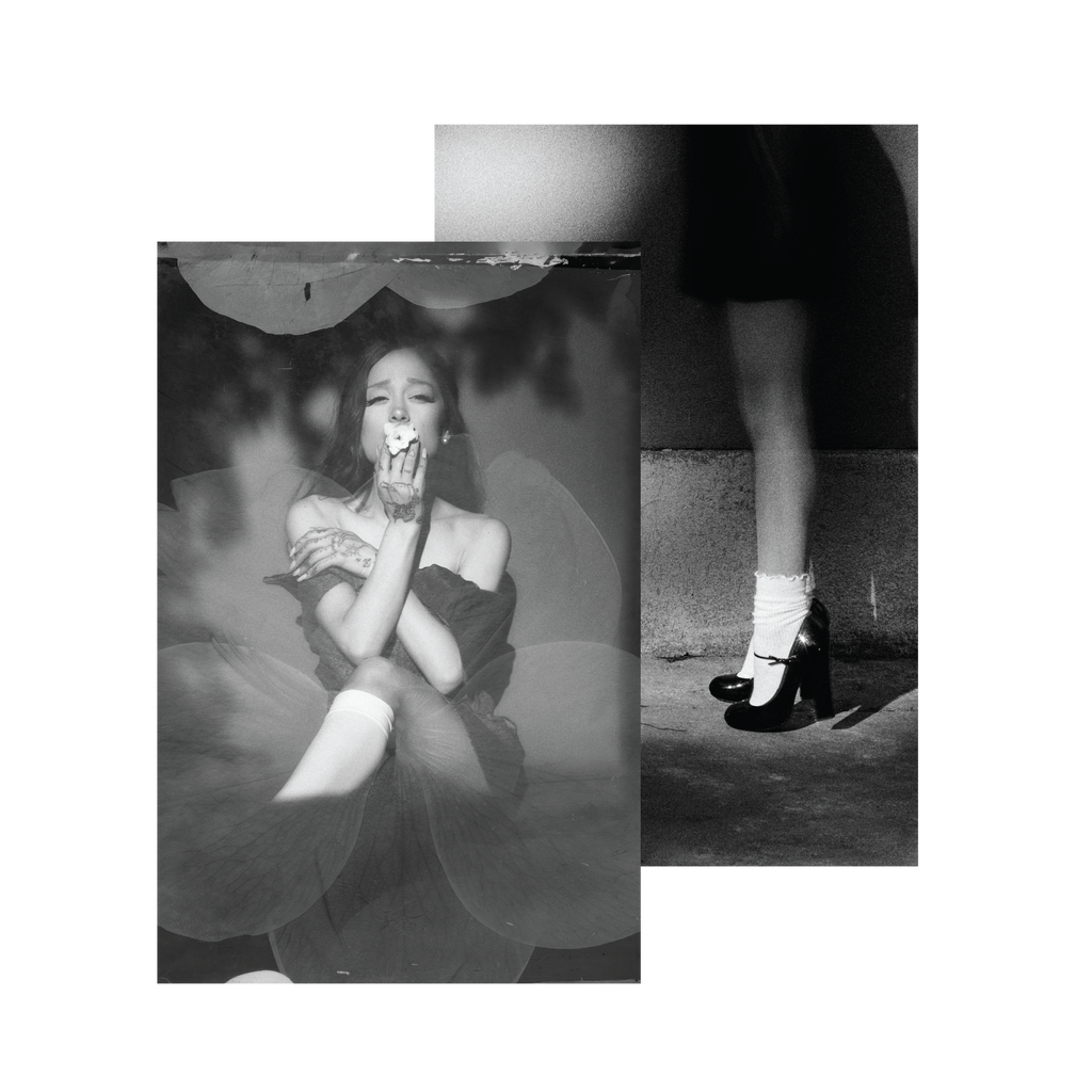 Ariana Grande petal Indies White Vinyl FREE POSTER WITH PURCHASE