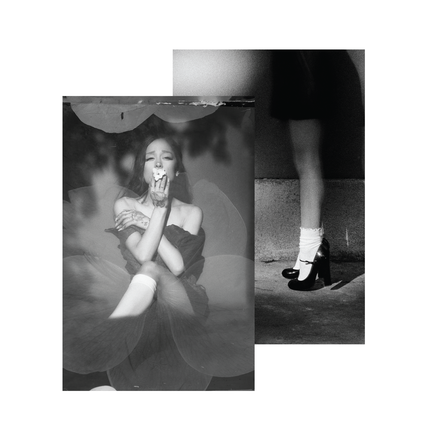 Ariana Grande petal Indies White Vinyl FREE POSTER WITH PURCHASE