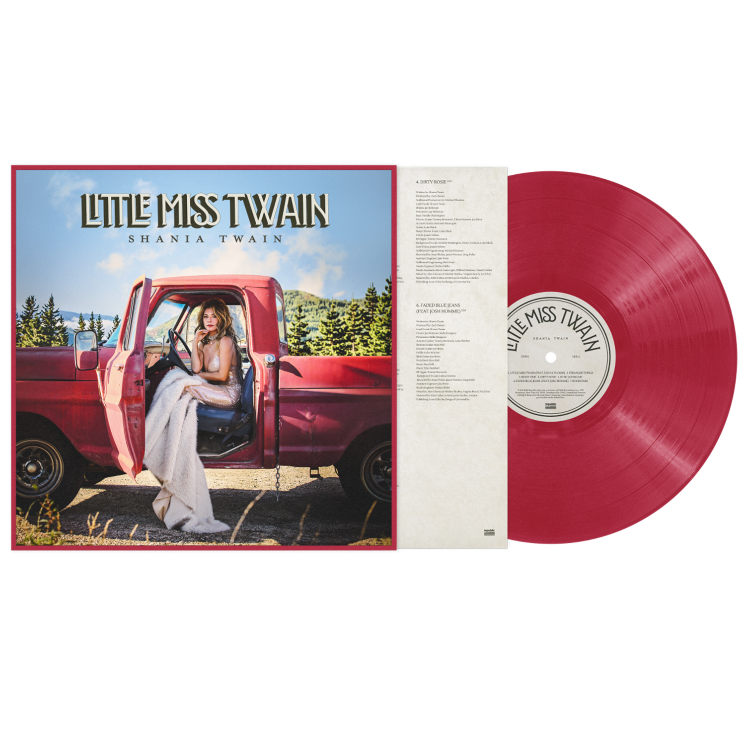 Shania Twain Little Miss Twain Rosie Red Vinyl **PREORDER**