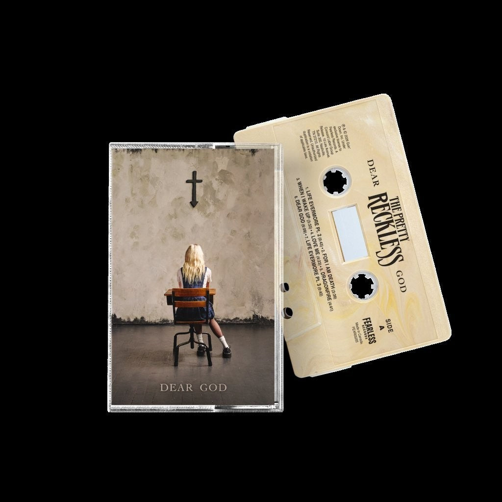 The Pretty Reckless  Dear God Cappuccino Swirl Cassette **PREORDER**