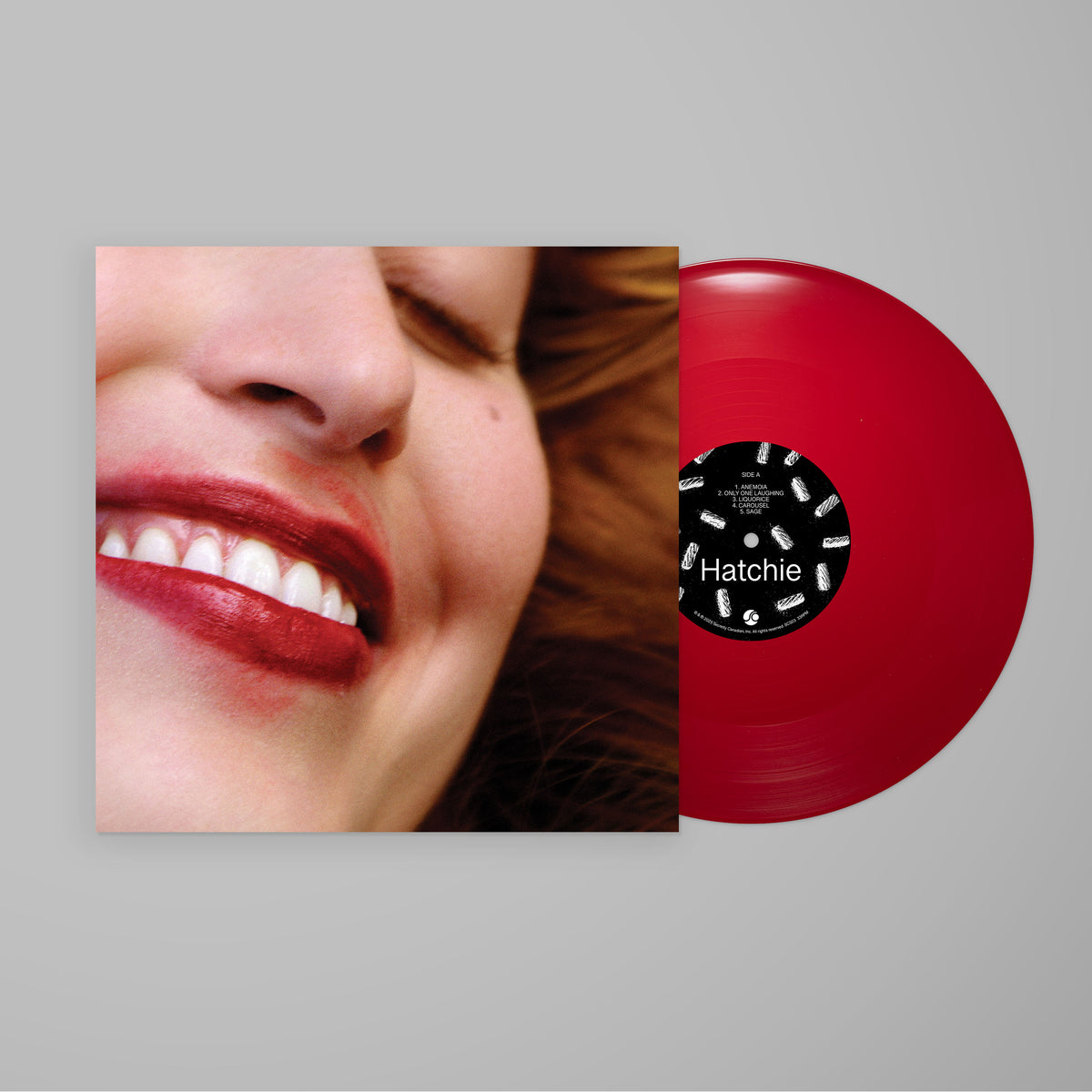 Hatchie Liquorice Lipstick Red Vinyl **PREORDER**