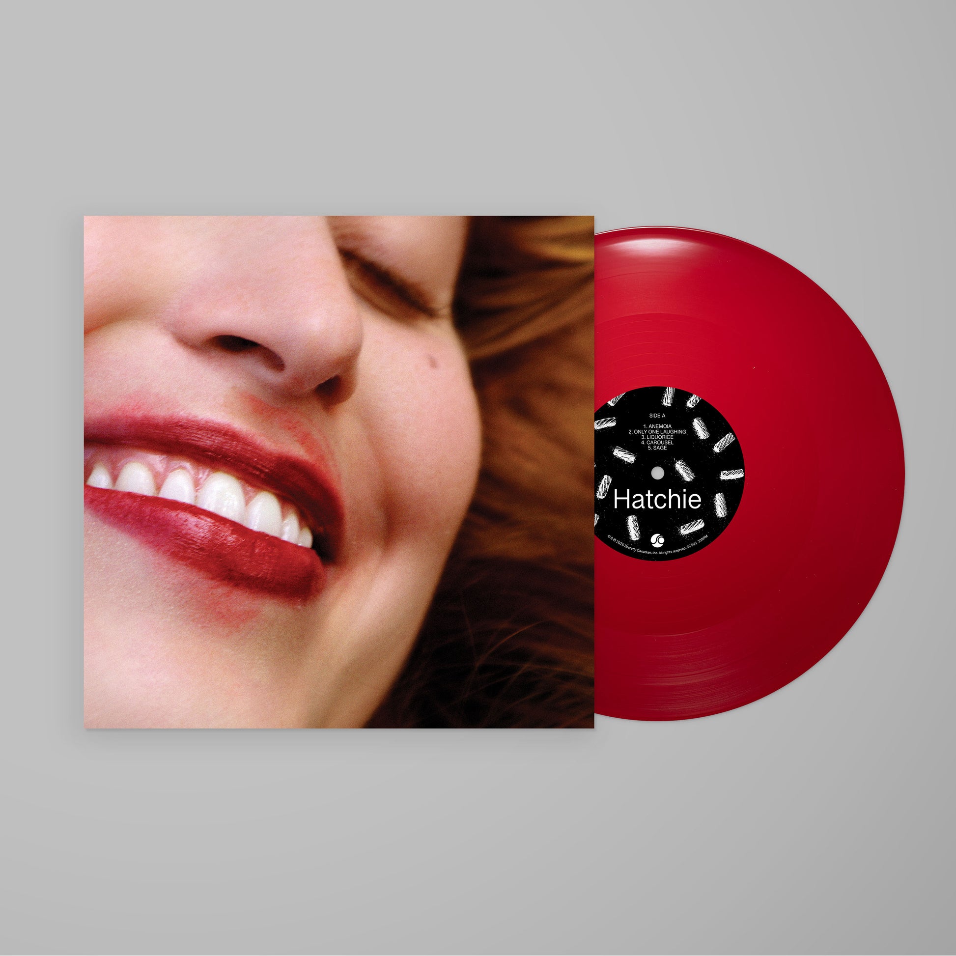 Hatchie Liquorice Lipstick Red Vinyl **PREORDER**
