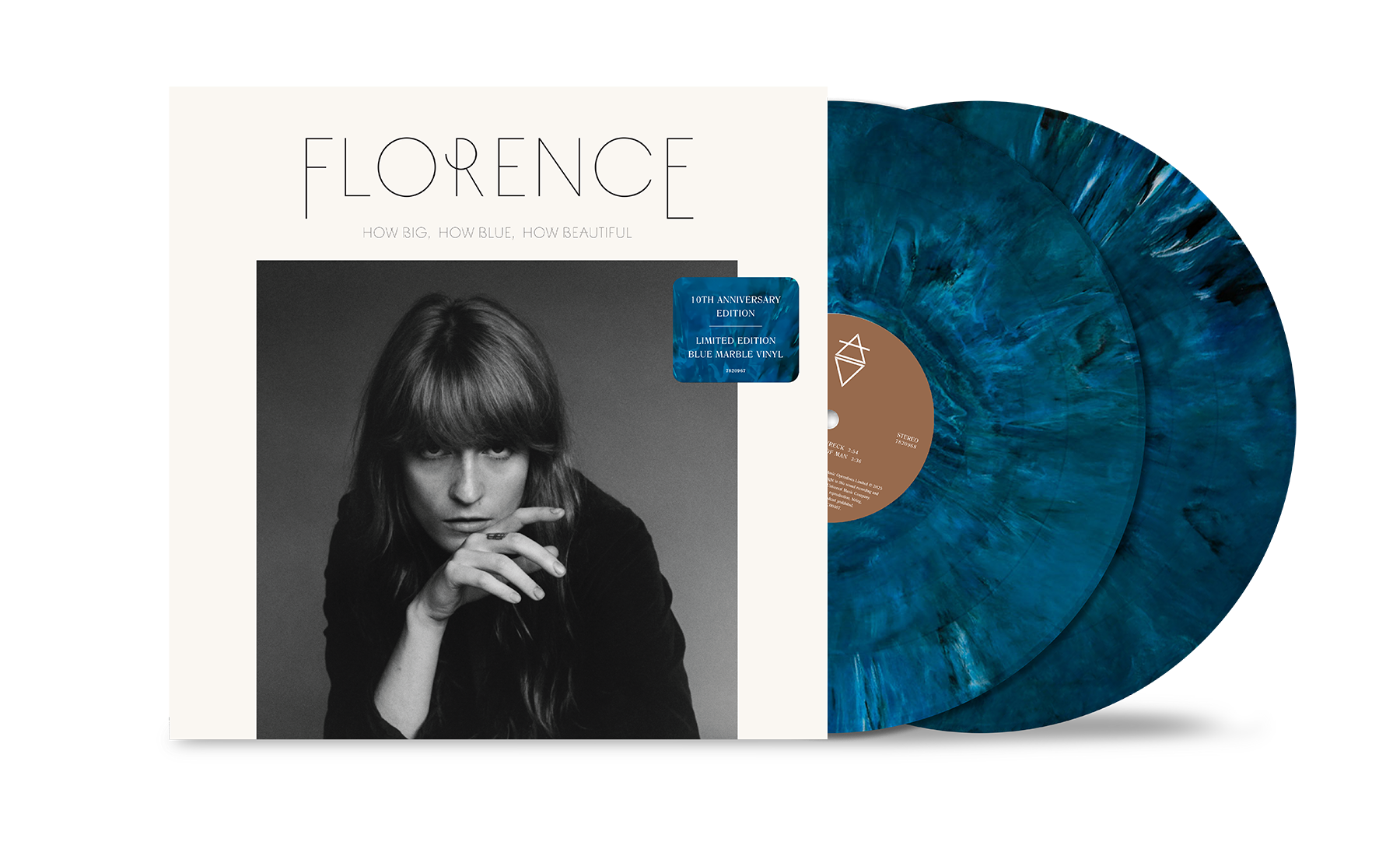 Florence + The Machine  How Big, How Blue, How Beautiful 2LP Blue Marble **PREORDER**