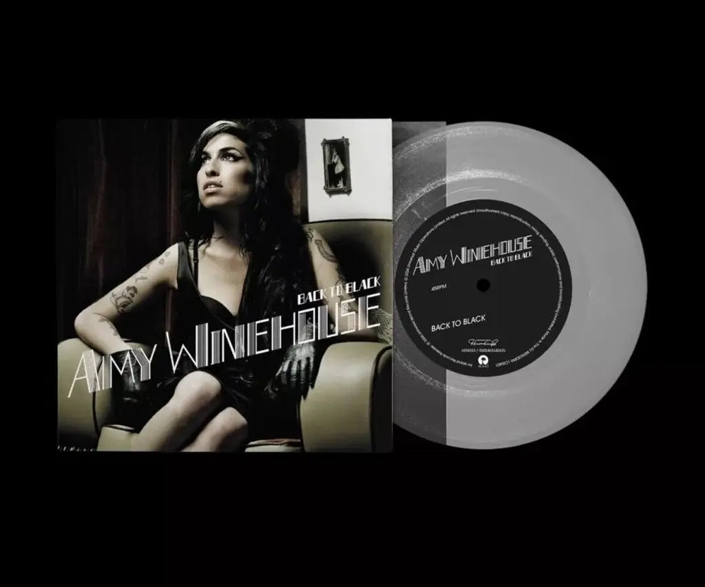 Amy Winehouse Back to Black/Valerie Live Clear 7"