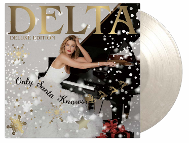 Delta Goodrem Only Santa Knows 2LP Snowy White Marble