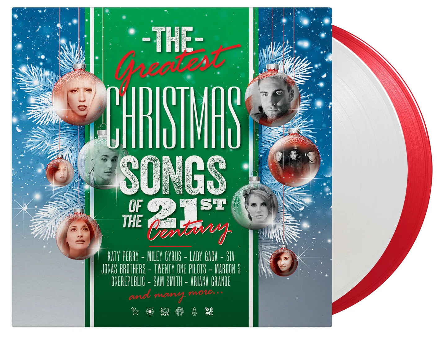 The Greatest Christmas Songs Of The 21st Century Red/White 2LP