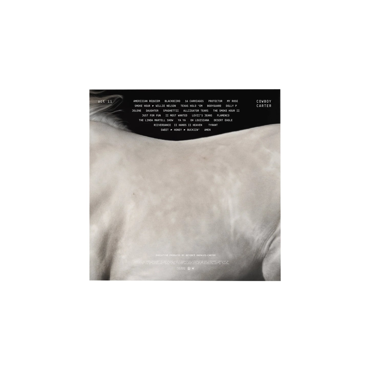 Beyoncé ‘COWBOY CARTER OFFICIAL VINYL’ 2LP