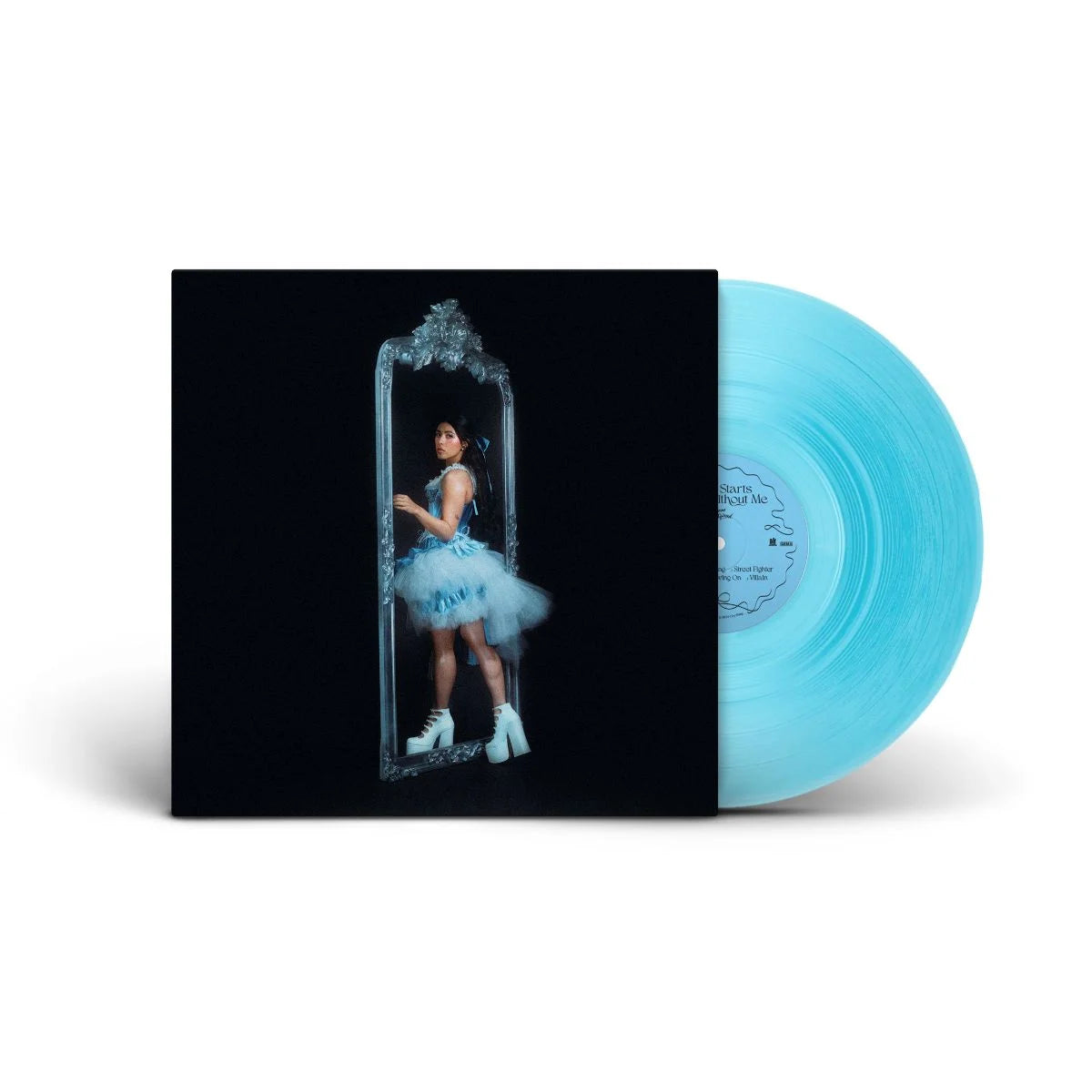 Pom Pom Squad Mirror Starts Moving Without Me Curacao Coloured Vinyl + Lyric Sheet - Indies Exclusive