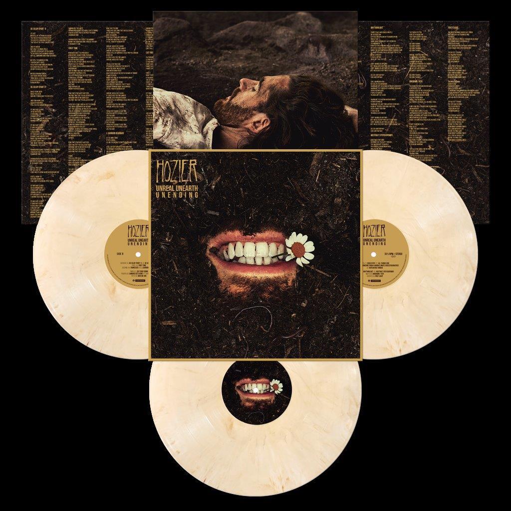 Hozier Unreal Unearth Unending  LIMITED EDITION 3LP - Tooth White Vinyl **PREORDER**