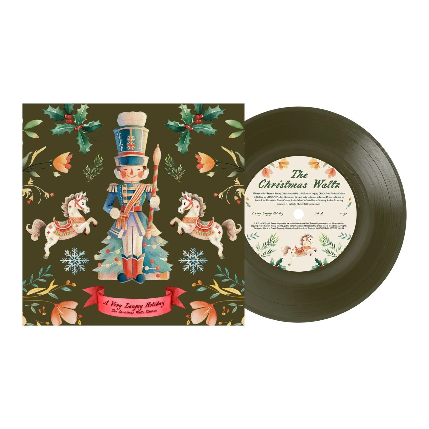 Laufey - The Christmas Waltz Green 7" **PREORDER**