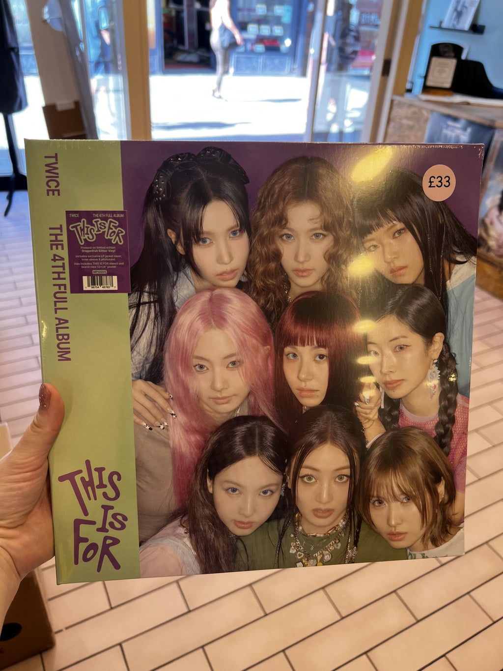 TWICE THIS IS FOR (VINYL Ver.) Pink Dragonfruit Glitter 1LP