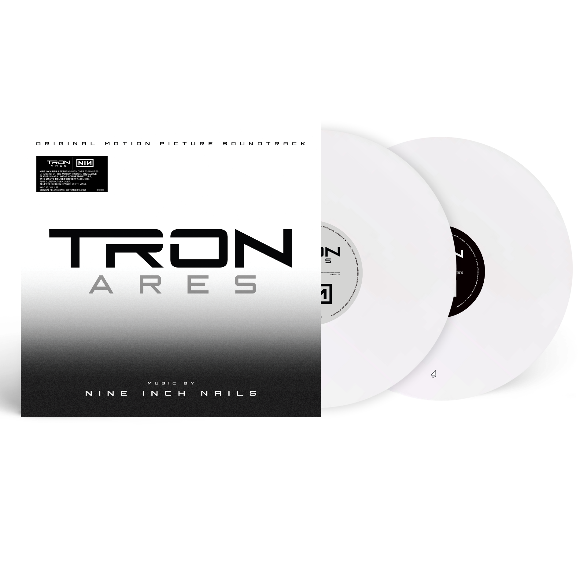 Nine Inch Nails Tron: Ares Soundtrack White Opaque **PREORDER**
