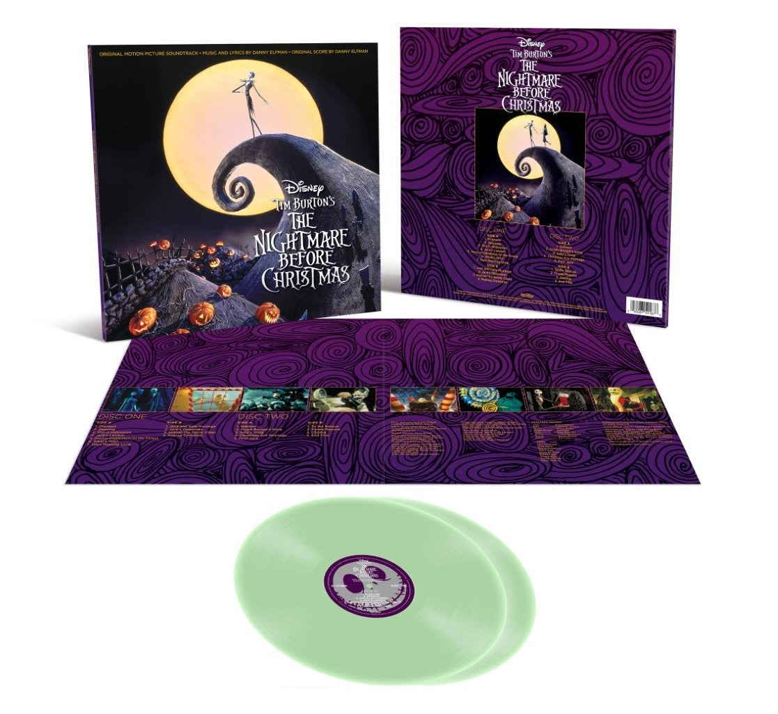The Nightmare Before Christmas Glow in the Dark 2LP Limited Edition **PREORDER**