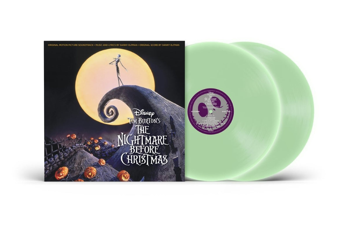 The Nightmare Before Christmas Glow in the Dark 2LP Limited Edition **PREORDER**