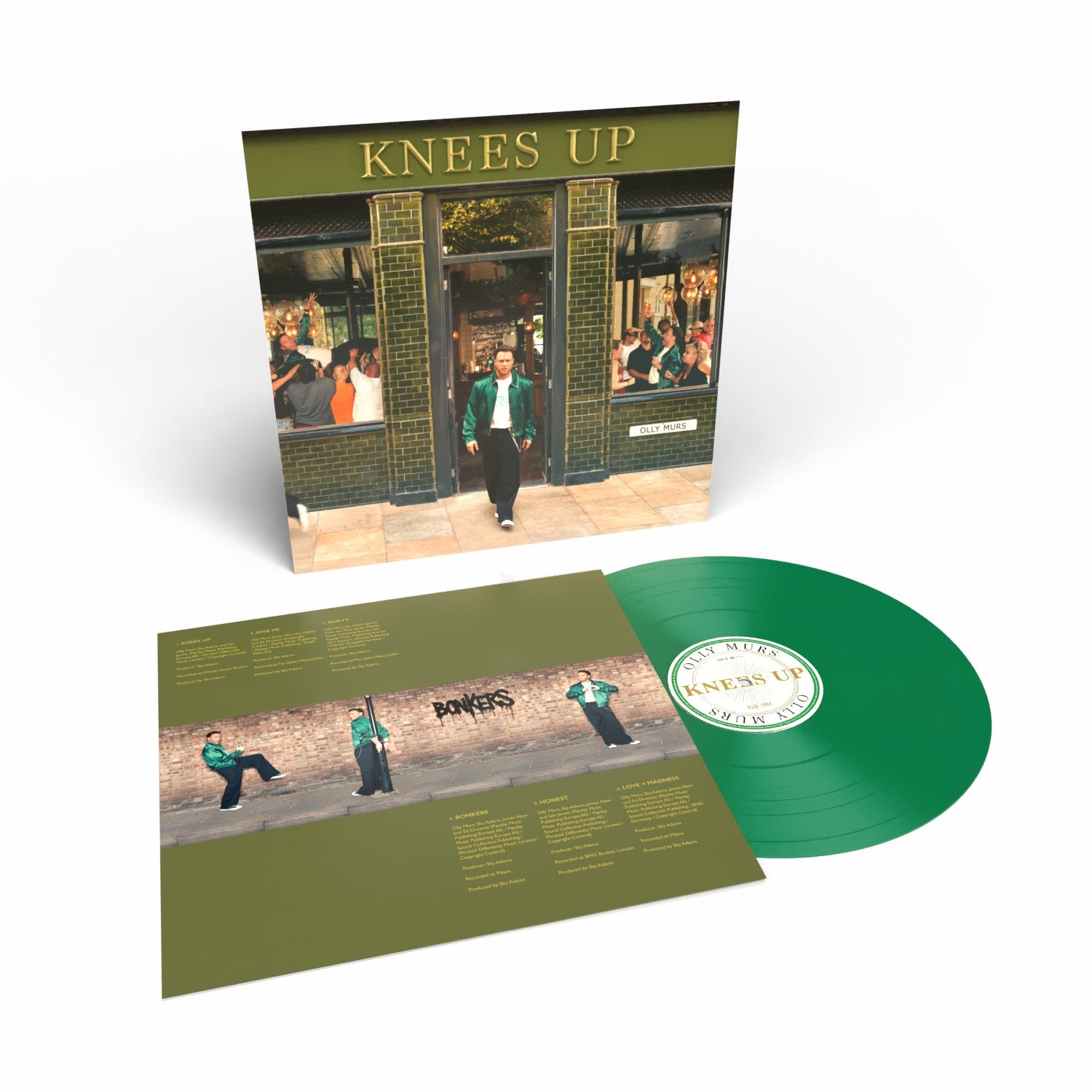Olly Murs Knees Up Transparent Green Vinyl **PREORDER**