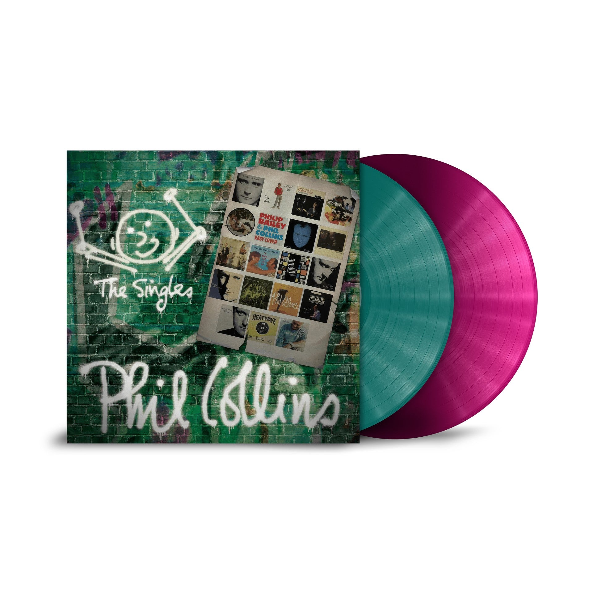 Phil Collins The Singles 2LP Magenta & Green vinyl **PREORDER**