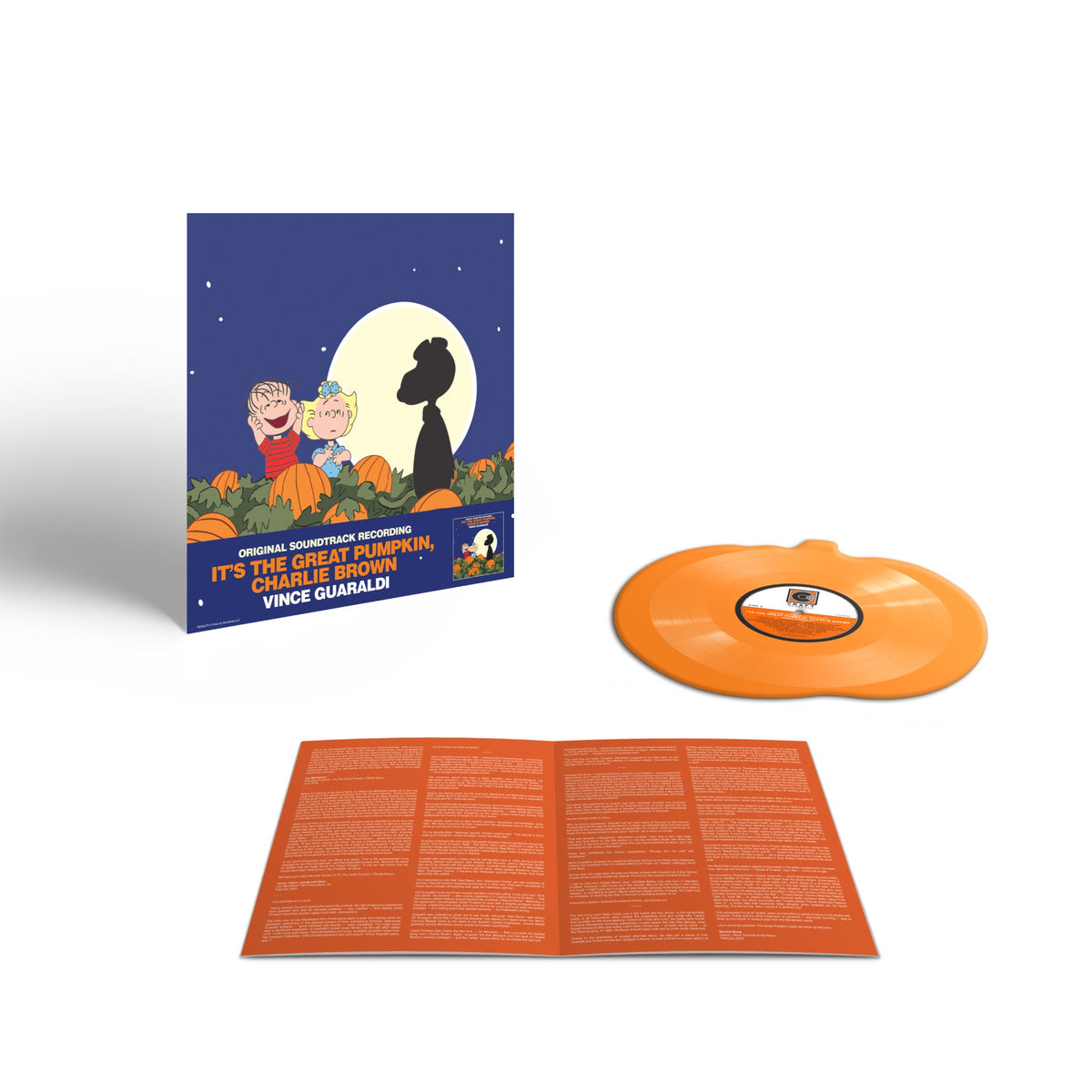 Vince Guaraldi - It’s The Great Pumpkin, Charlie Brown Pumpkin Shaped Orange Vinyl
